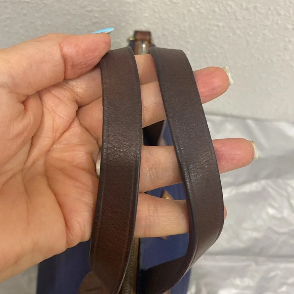 Dooney & Bourke Eva Cork Satchel Shoulder/ Handbag Bag in Navy - Picture 11 of 17